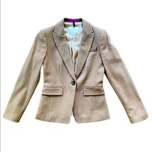 Banana Republic 2 Petite Classic Tan Blazer